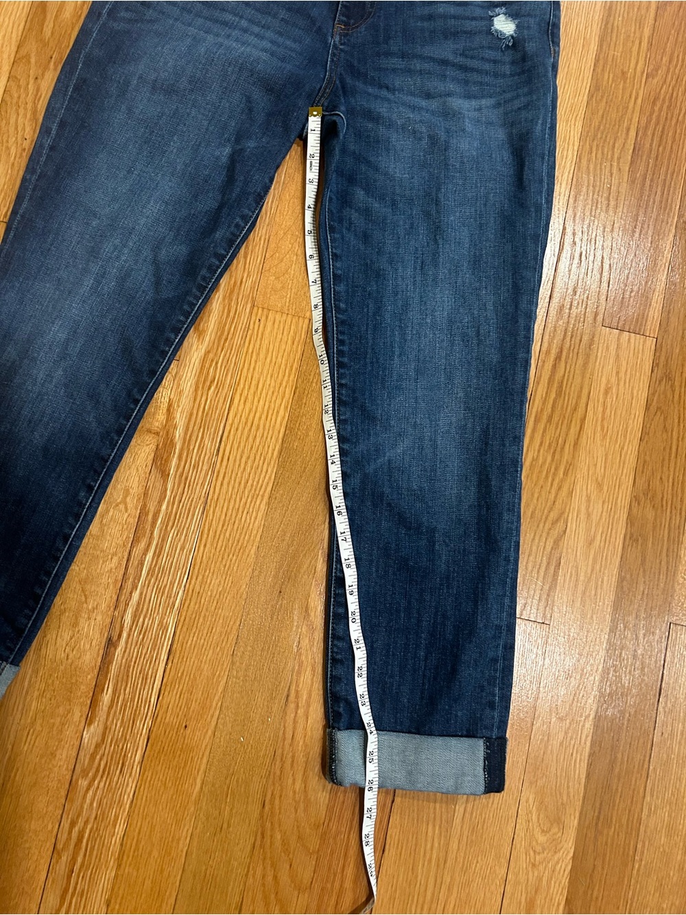Kut from the Kloth Women’s Catherine Boyfriend Jeans Sz 8 Relaxed Fit Cuffed Hem - Picture 8 of 11